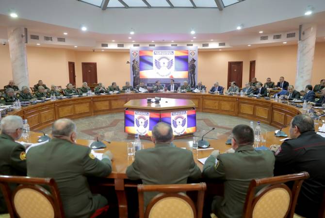 Meeting of Board adjunct to defense minister of Armenia held in Yerevan
