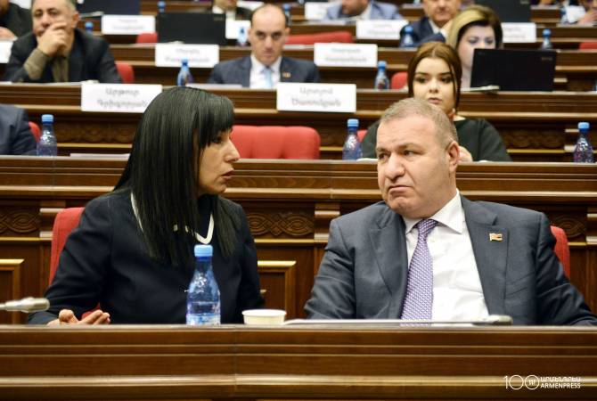 Opposition Prosperous Armenia to vote down governmental structural amendments bill 