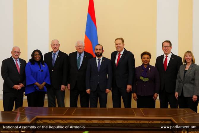 Спикер парламента Армении и конгрессмены США обсудили широкий круг вопросов 
сотрудничества

