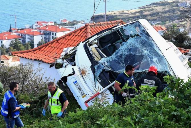 Three-day mourning declared in Portugal’s island of Madeira following tourist bus crash