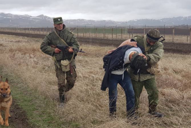 La tentative d’un citoyen turc de traverser illégalement la frontière arméno-turque vouée à 
l’échec