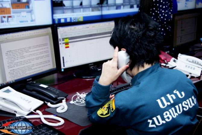 МЧС Армении за 6 месяцев обслужило более 1 млн звонков