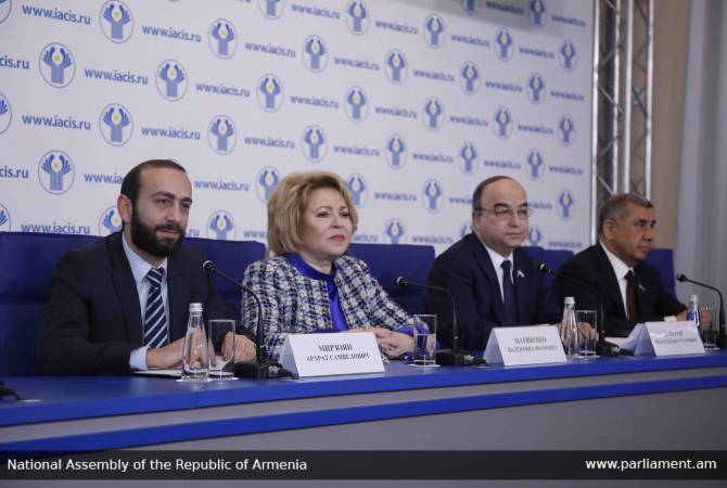 Спикер НС Армении доволен работой 49-й сессии МПА СНГ