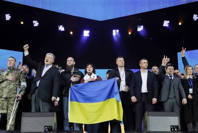 В "Олимпийском" завершились дебаты кандидатов в президенты Украины

