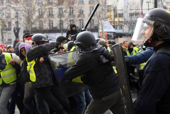  Փարիզի կենտրոնում ցուցարարների ու ոստիկանության միջև բախումներ են