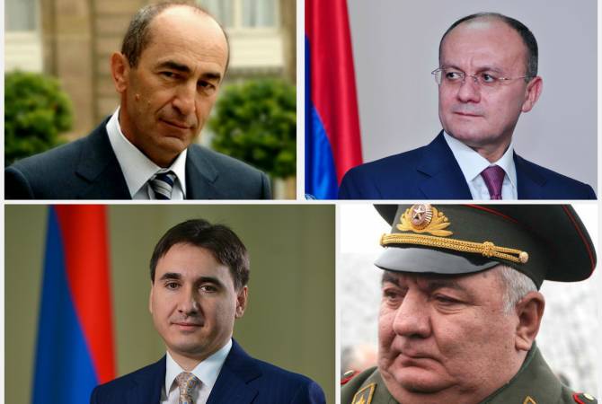 Investigators forward indictment of Kocharyan, other ex-officials to prosecutor 