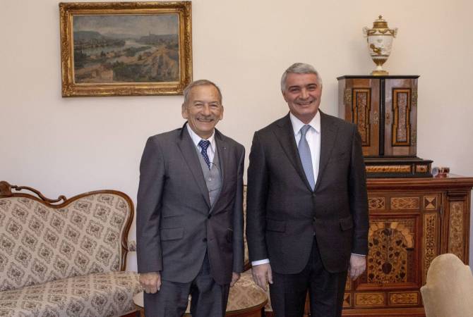 Armenian Ambassador meets with Czech Senate President
