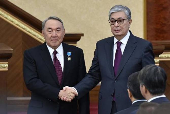 Назарбаев призвал поддержать кандидатуру Токаева на выборах президента