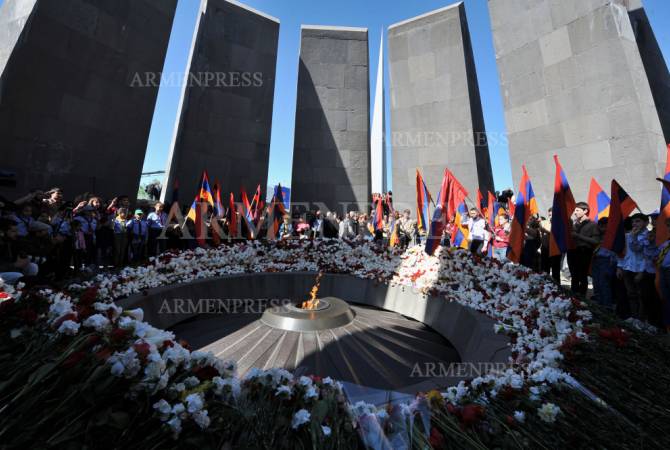 اليوم 24 أبريل الأرمن بجميع الأنحاء العالم والمجتمع العالمي المتحضر يكرّمون ذكرى ضحايا الإبادة الأرمينة- 
نبذة تاريخية-