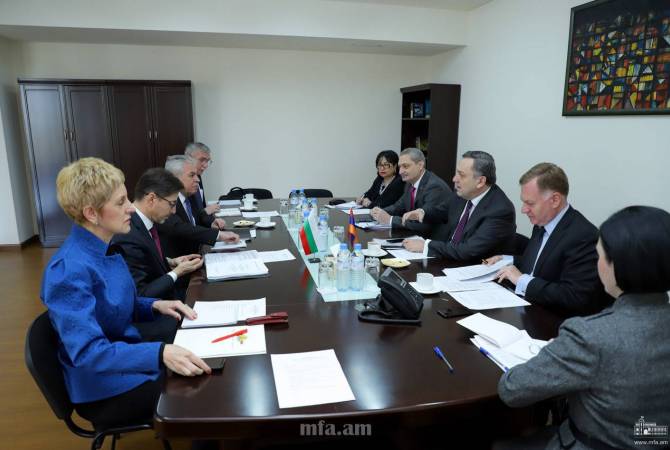Armenian, Bulgarian foreign ministries hold political consultations in Yerevan