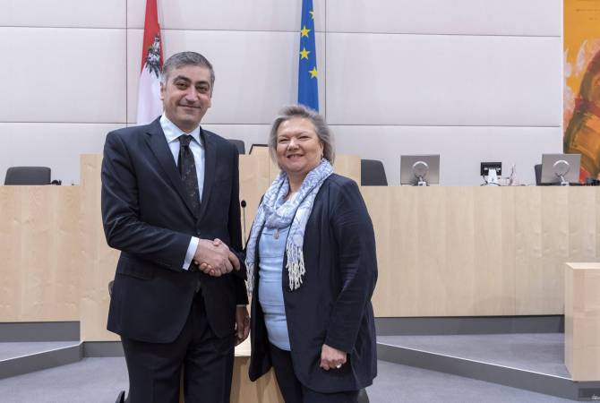 Armenian Ambassador visits Federal Parliament of Austria