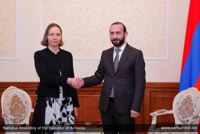 Спикер НС Армении видит многочисленные возможности расширения армяно-эстонского 
сотрудничества

