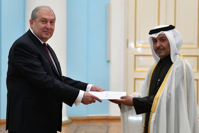 New Ambassador of Qatar presents credentials to Armenian President