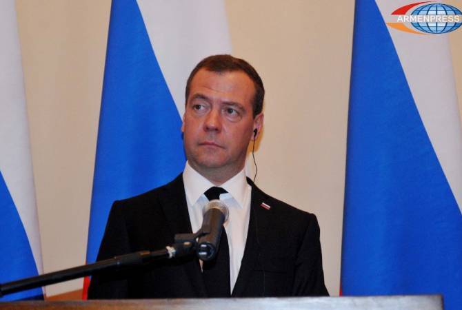 Russian PM Dmitry Medvedev visiting Armenia with busy schedule  