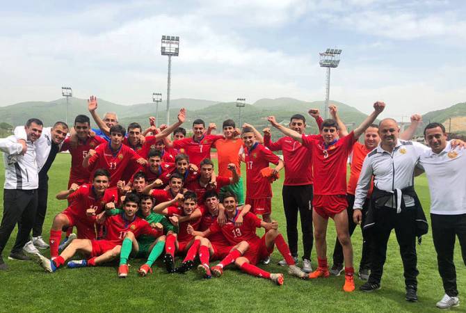 Сборная Армении до 16 лет победила сборную Боснии и Герцеговины