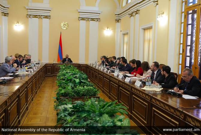 Ararat Mirzoyan discusses with international partners possible programmes to support the 
parliament