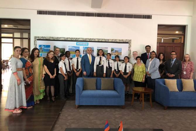 В индийской Международной школе Лансерс состоялось мероприятие, посвященное 
Армении