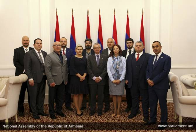 Состоялась встреча армянских парламентариев с делегацией Палаты депутатов 
Парламента Чехии

