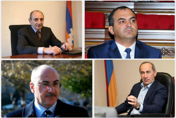 Les présidents d’Artsakh  demandent au Procureur général d’Arménie de libérer Robert 
Kotcharian 
