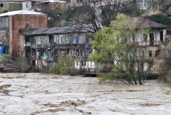 Ջրհեղեղ՝ Կախեթում. հեղեղվել են տասնյակ տներ