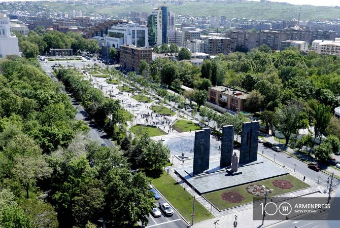 Yerevan inaugurates stunning new park in downtown 