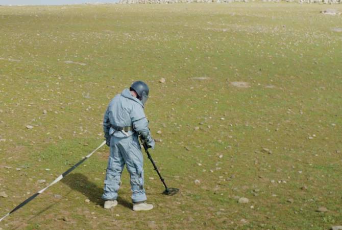 Over 25,000 square meters of territory cleared by Armenian de-miners in Syria