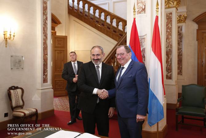 Премьер-министр Никол Пашинян встретился с председателем и членами Палаты 
депутатов Люксембурга