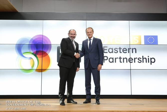 Armenian PM attends official dinner on Eastern Partnership 10th anniversary in Brussels