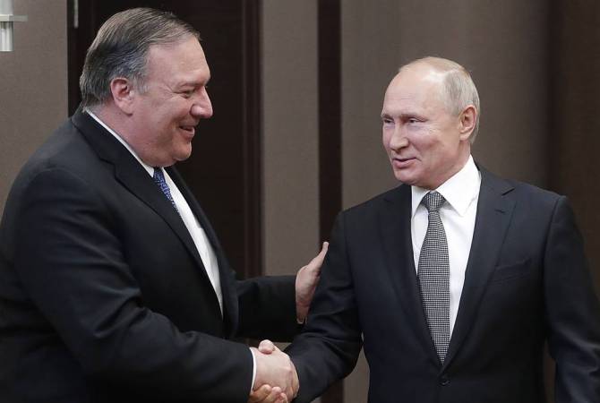 Putin, Pompeo discuss possibility of organizing meeting between Russian, US leaders at G20 
summit