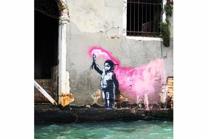 В Венеции возможно появилось новое граффити Бэнкси