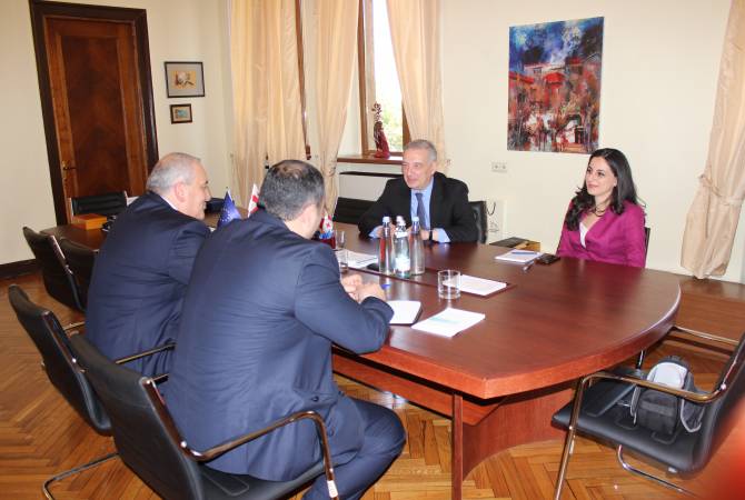  Спикер парламента Грузии посетит Армению: посол Сандоян встретился с вице-спикером 
парламента Грузии 