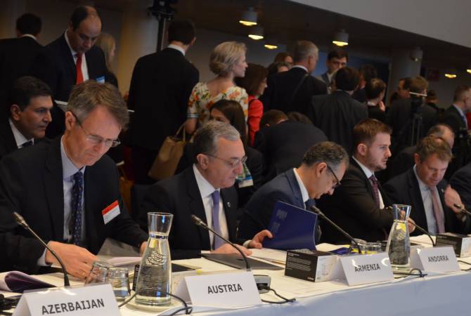 وزير خارجية أرمينيا زوهراب مناتساكانيان يشارك في الجلسة الوزارية لمجلس أوروبا في هلسنكي