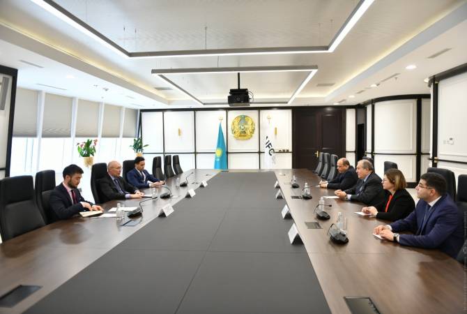 President Sarkissian visits Astana International Financial Centre