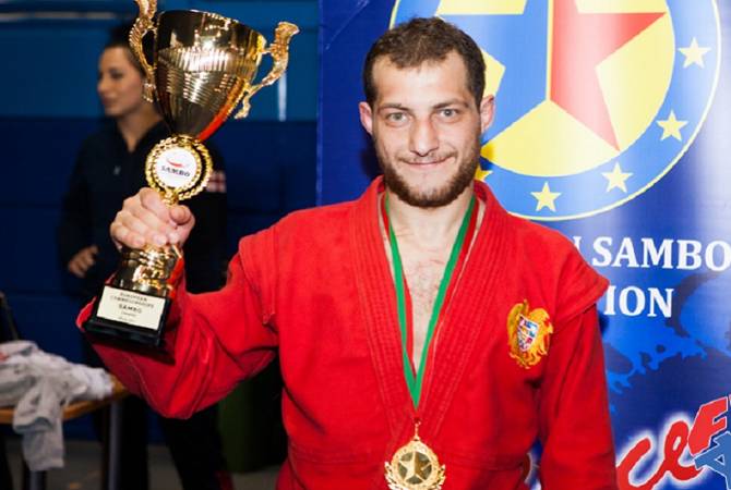 Samboist Tigran Kirakosyan becomes European champion