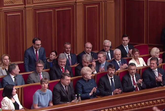 Le vice-Premier ministre arménien a participé à la cérémonie d'investiture du président de 
l'Ukraine