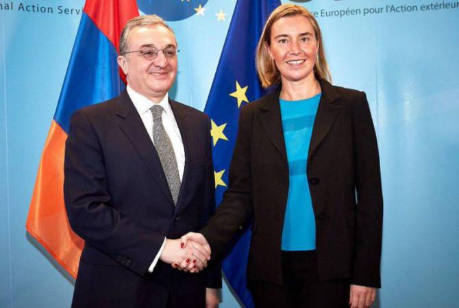 FM Mnatsakanyan, Federica Mogherini to chair 2nd session of Armenia-EU Partnership in 
Brussels in June