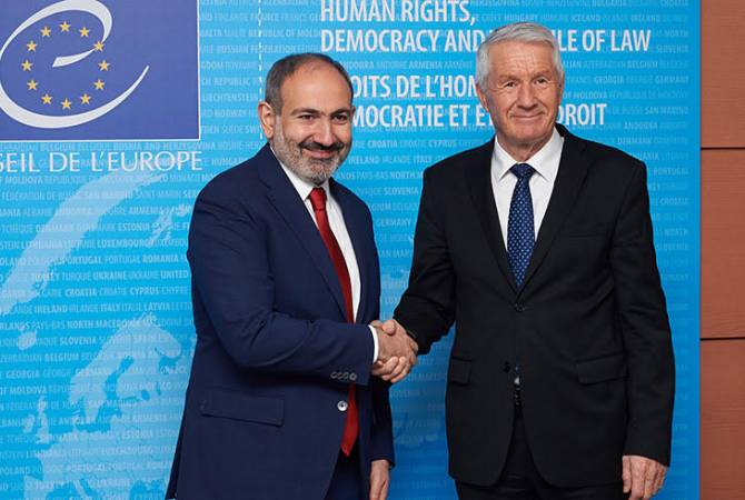 Le Premier ministre Nikol Pashinyan a eu une conversation téléphonique avec le Secrétaire 
Général du Conseil de l'Europe, Thorbjørn Jagland