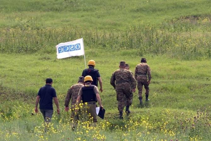 L'OSCE a effectué une observation du cessez-le-feu à la frontière arméno-azerbaïdjanaise 