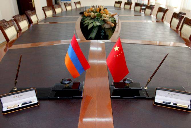 China ready to reveal new directions with Armenia for construction of One Belt, One Road