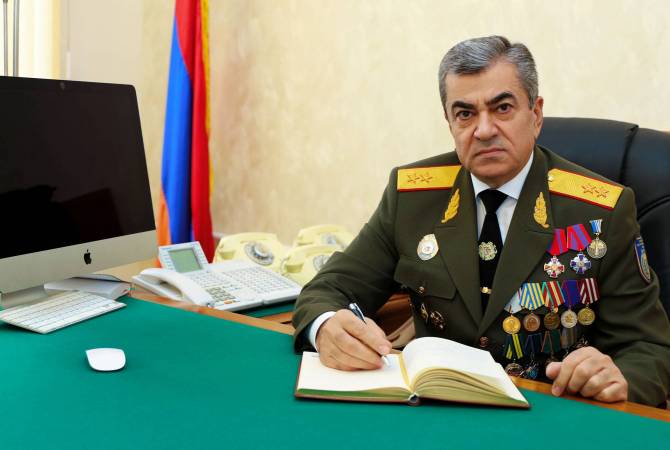 Указом президента Армении Арзуман Арутюнян освобожден от должности заместителя 
директора СНБ