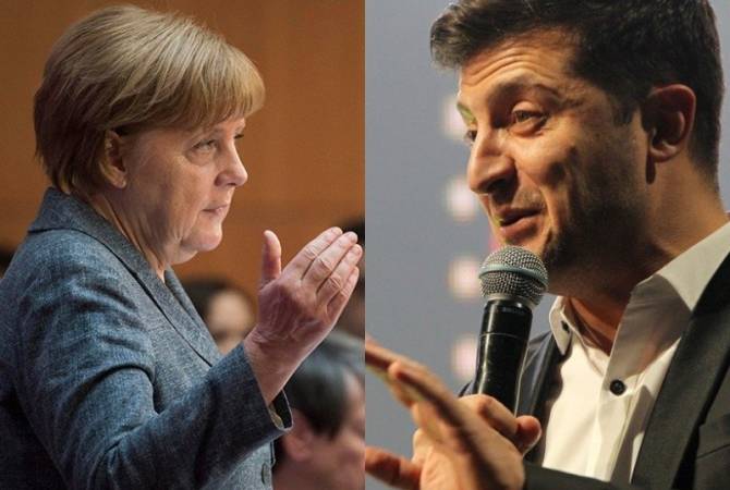 Меркель и Зеленский договорились сохранить "нормандский формат"
