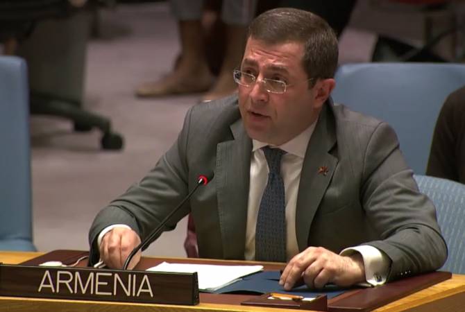 Армения приняла участие во встрече СБ ООН по вопросам защиты гражданского населения в вооруженных конфликтах