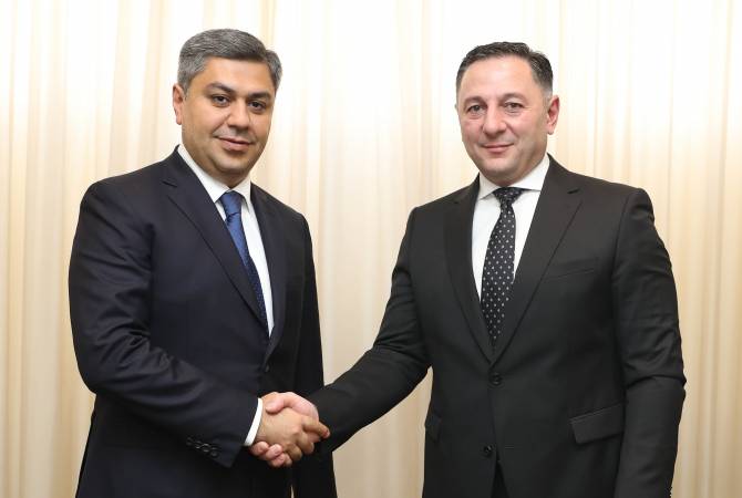 Armenian NSS chief, Georgian counterpart discuss cooperation prospects of security services in 
Yerevan