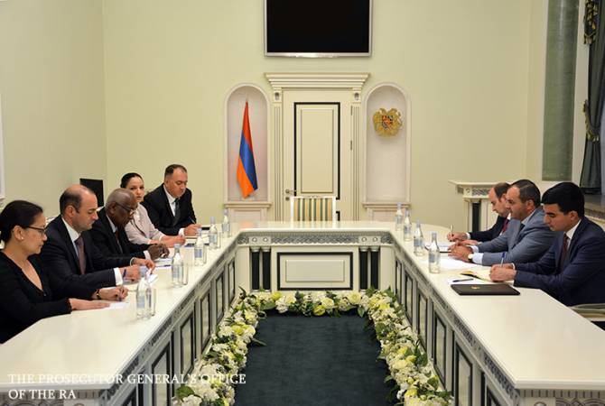 Le Procureur général de la République d'Arménie a reçu la délégation de la Banque mondiale
