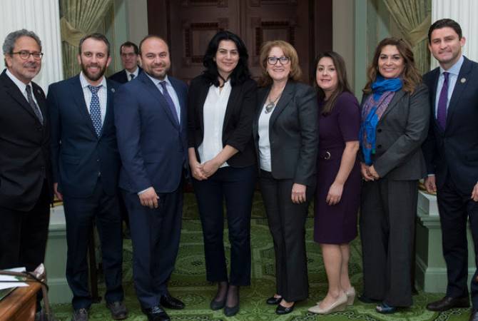 La Vice-Ministre des Affaires étrangères de l'Artsakh Alexanian a eu des rencontres en Californie
