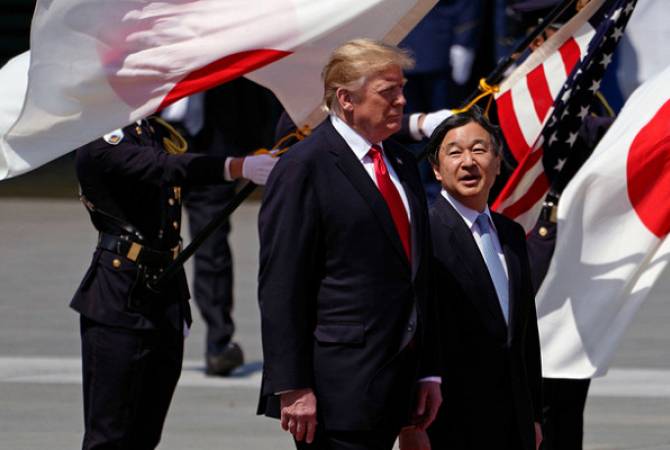 Trump becomes first foreign leader to meet Japan’s new Emperor Naruhito 