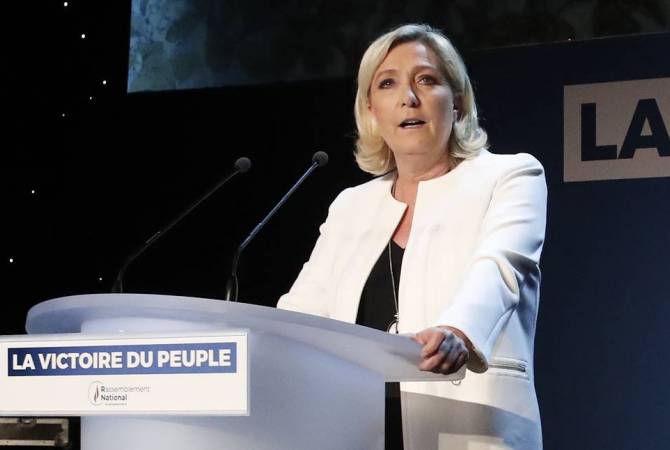 "Нацобъединение" Ле Пен и "Республика на марше" доминируют на евровыборах во 
Франции