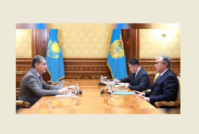 Состоялась встреча президента Казахстана с председателем коллегии ЕЭК Тиграном 
Саркисяном