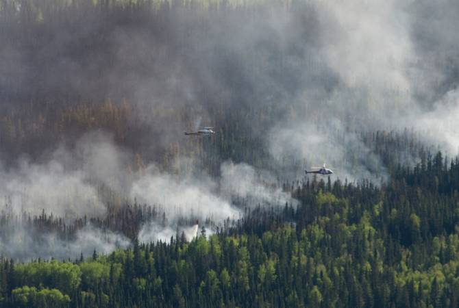 Масштабные лесные пожары стали причиной эвакуации жителей Канады
