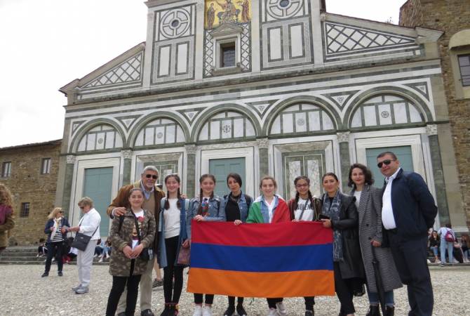 Children from Choratan border village are in Italy again - “Armonia Armenia” dedicated to 
Armenian Genocide anniversary